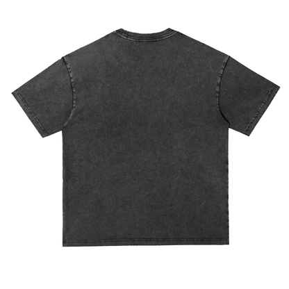 Retro Mandalorian Duty Honor Loyalty Tee – Washed Black