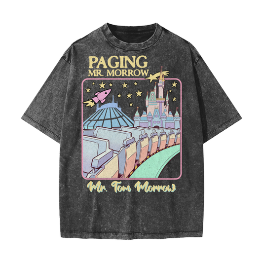 Paging Mr. Morrow Heavyweight Snow Washed T-Shirt