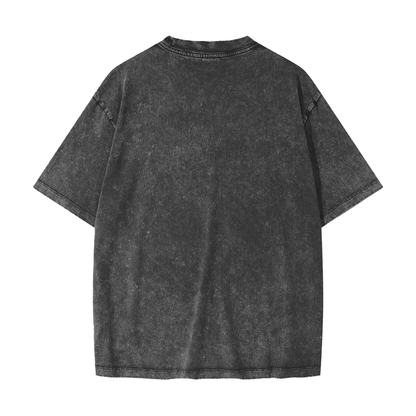 Jar Jar Binks Phantom Hoops Oversized Tee – Washed Black