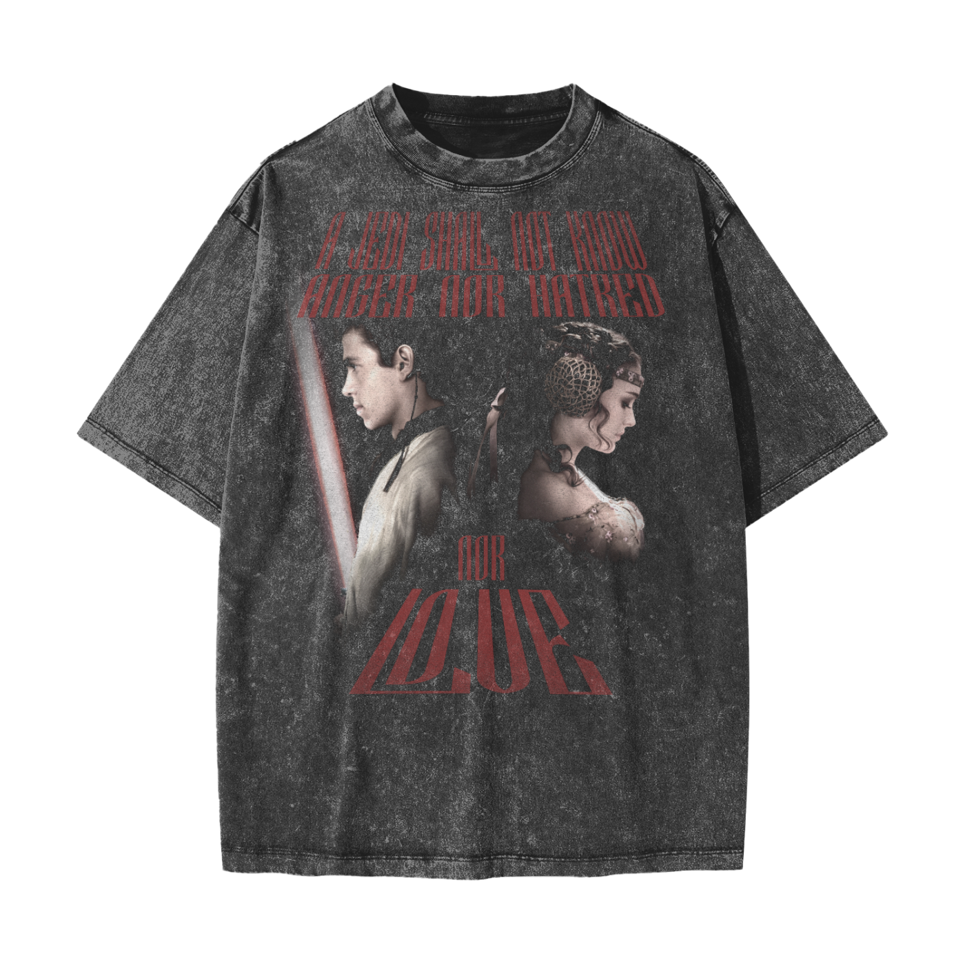 Attack of the Clones Vintage Wash Tee – Anakin & Padmé